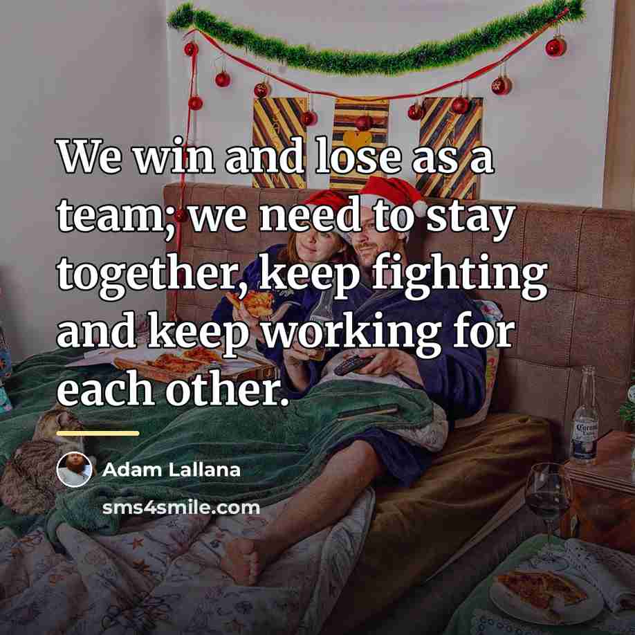 “We win and lose as a team; we need to…” quote by Adam Lallana