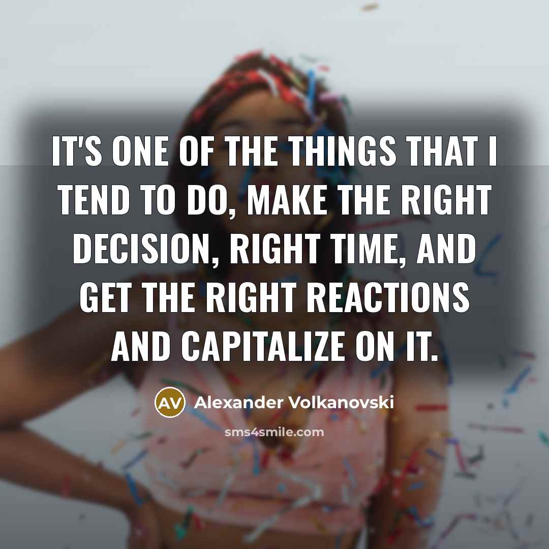 “It's one of the things that I tend to do,…” quote by Alexander Volkanovski