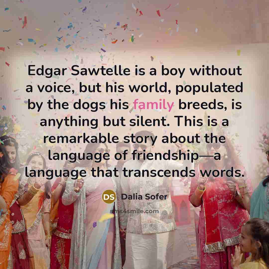 “Edgar Sawtelle is a boy without a voice, but his…” quote by Dalia Sofer