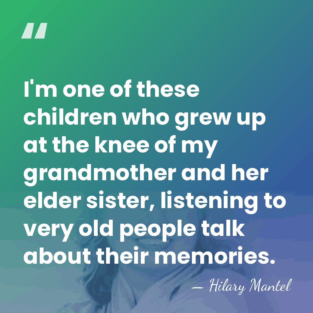 I'm one of these children who grew up at the knee of&hellip; - Hilary Mantel