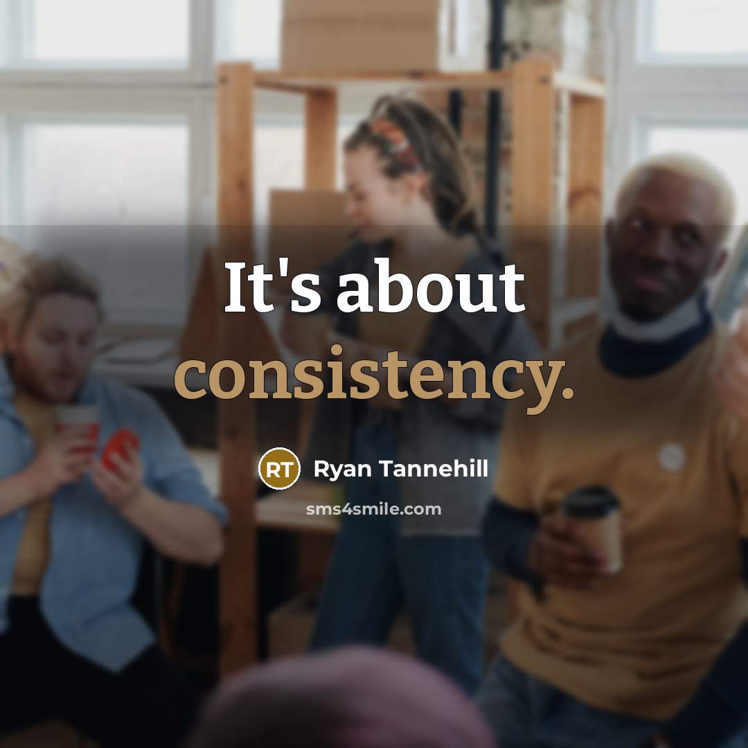 “It's about consistency.…” quote by Ryan Tannehill