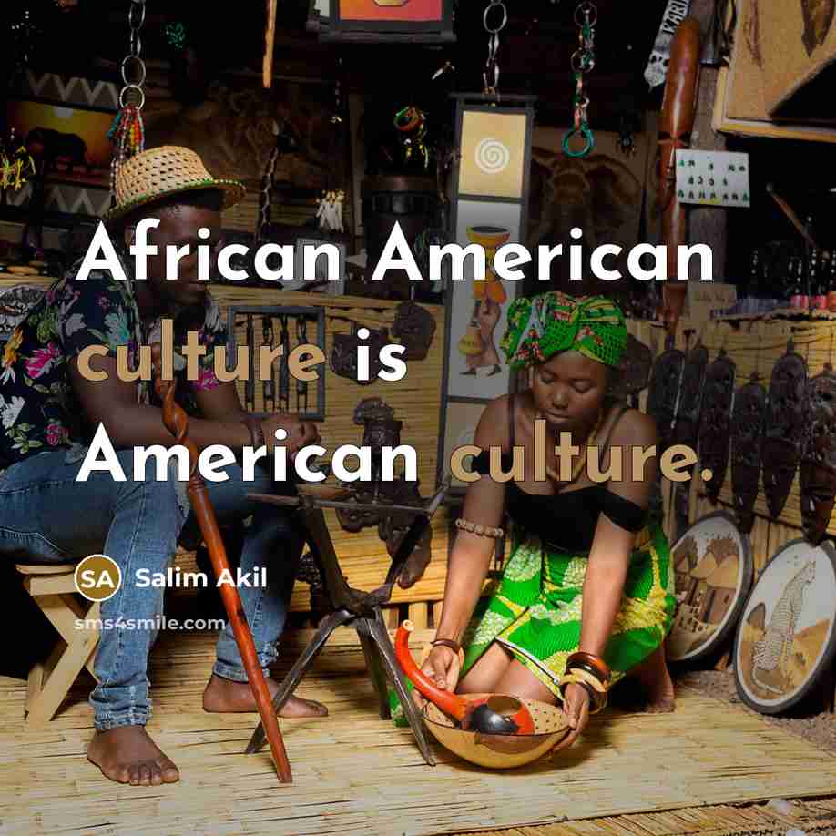“African American culture is American culture.” quote by Salim Akil