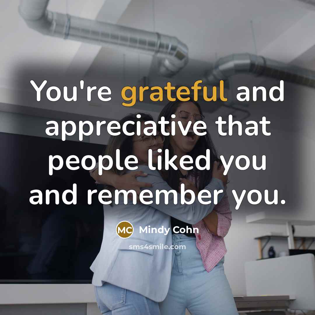 “You're grateful and appreciative that people liked you and remember…” quote by Mindy Cohn