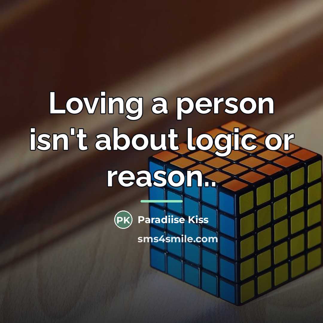 “Loving a person isn't about logic or reason..…” quote by Paradiise Kiss