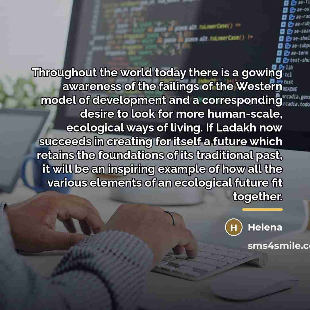 “Throughout the world today there is a gowing awareness of…” quote by Helena