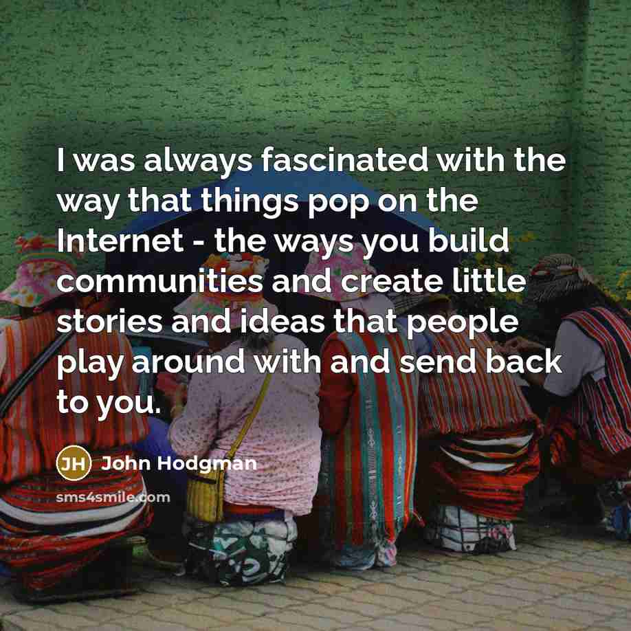 “I was always fascinated with the way that things pop…” quote by John Hodgman