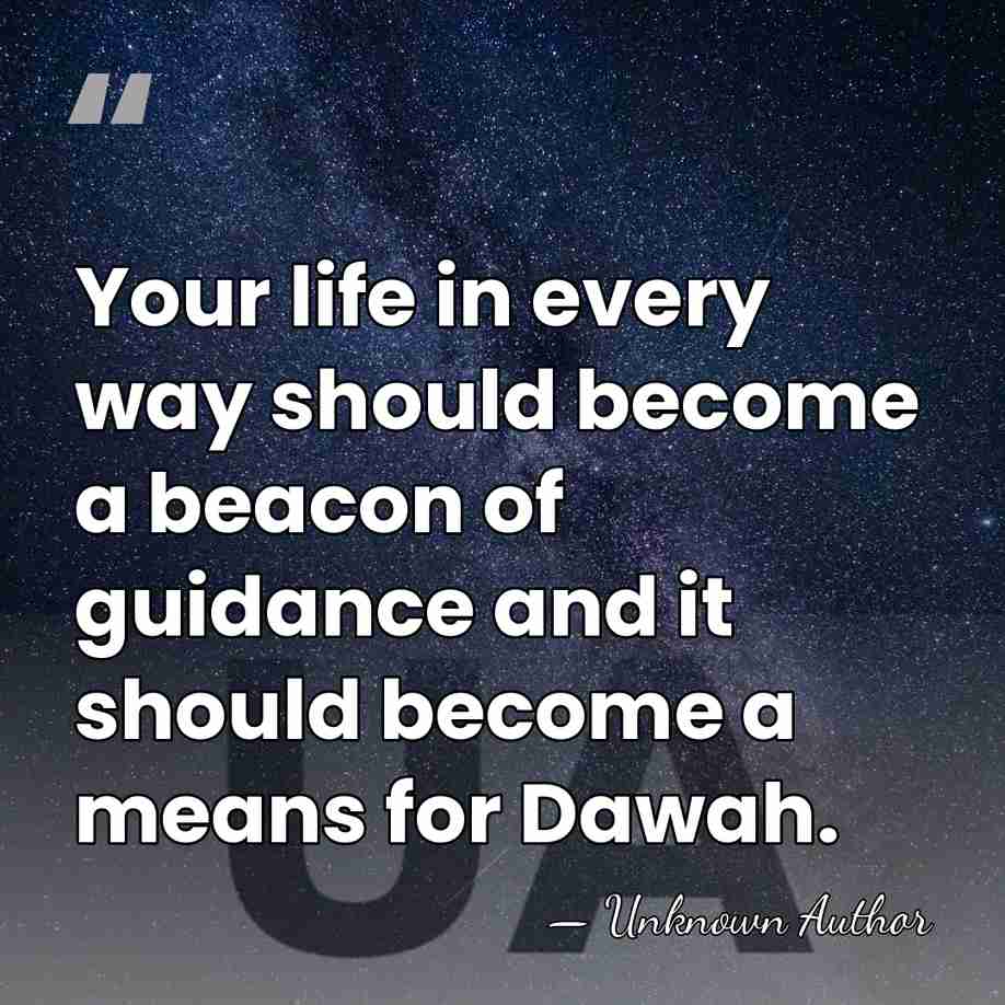 Your life in every way should become a beacon of guidance and&hellip; - Unknown Author