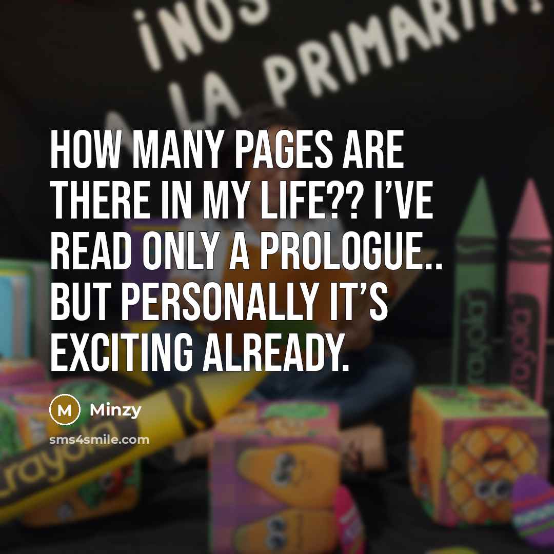 “How many pages are there in my life?? I’ve read…” quote by Minzy