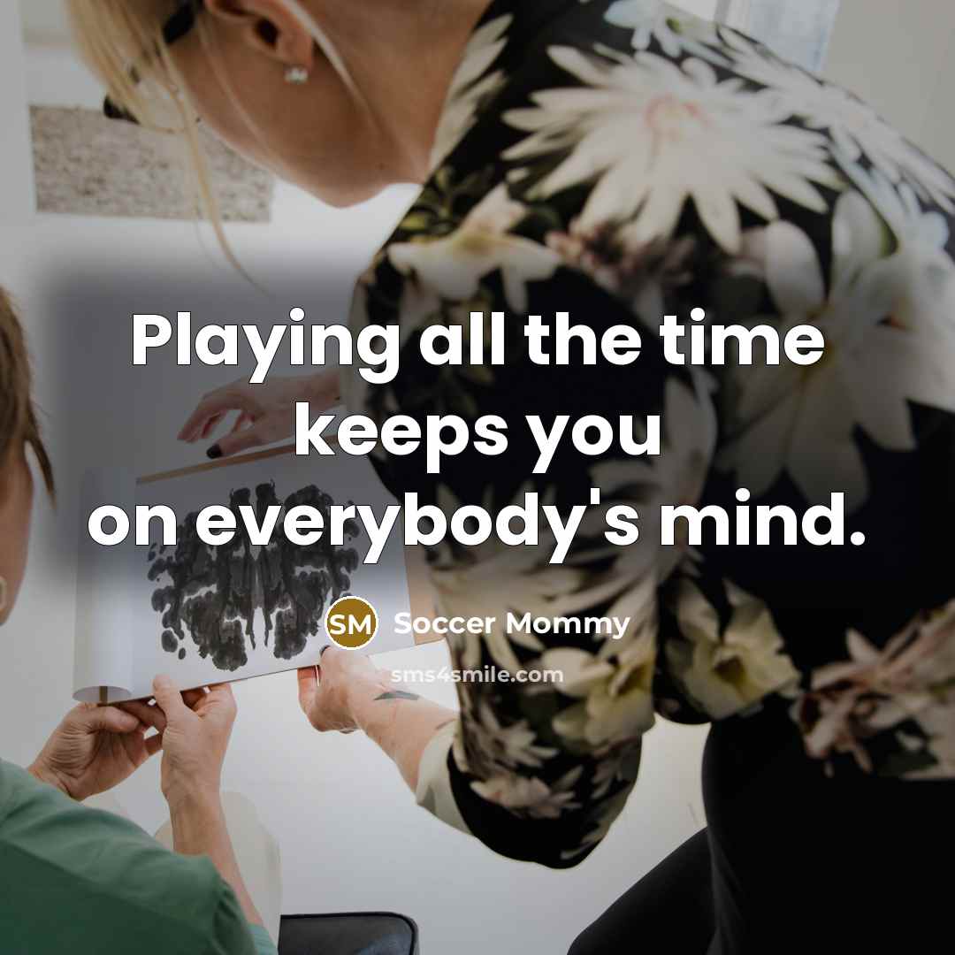 “Playing all the time keeps you on everybody's mind.…” quote by Soccer Mommy