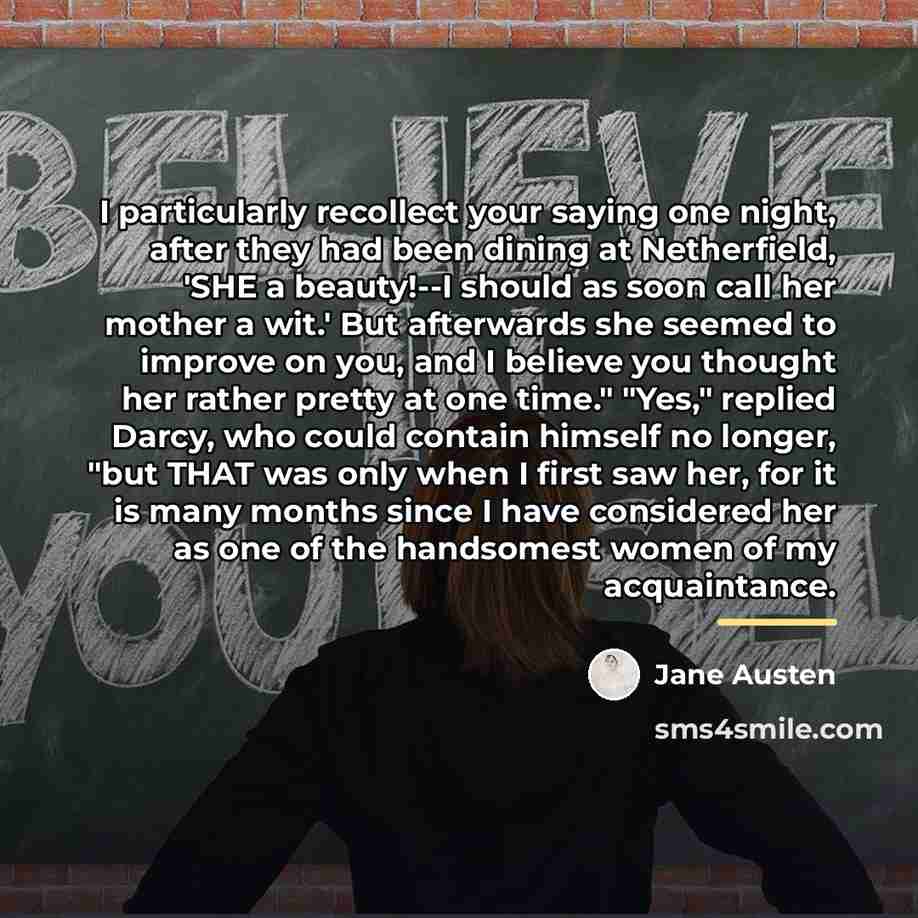 “I particularly recollect your saying one night, after they had…” quote by Jane Austen