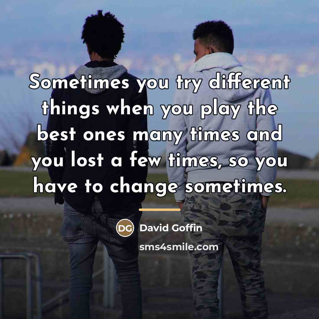 “Sometimes you try different things when you play the best…” quote by David Goffin
