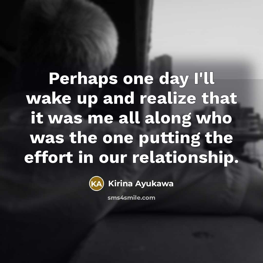 “Perhaps one day I'll wake up and realize that it…” quote by Kirina Ayukawa