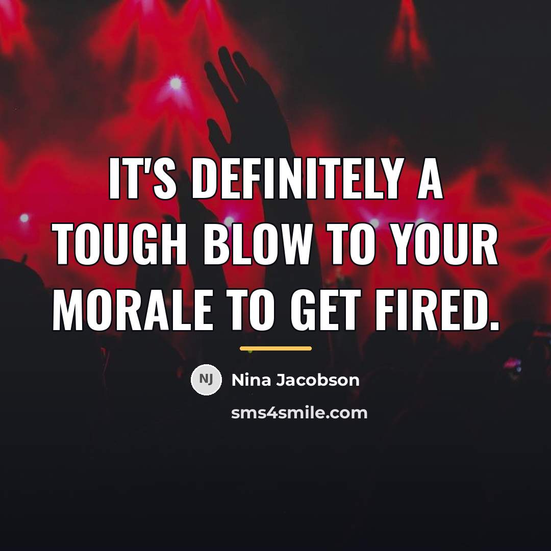 “It's definitely a tough blow to your morale to get…” quote by Nina Jacobson