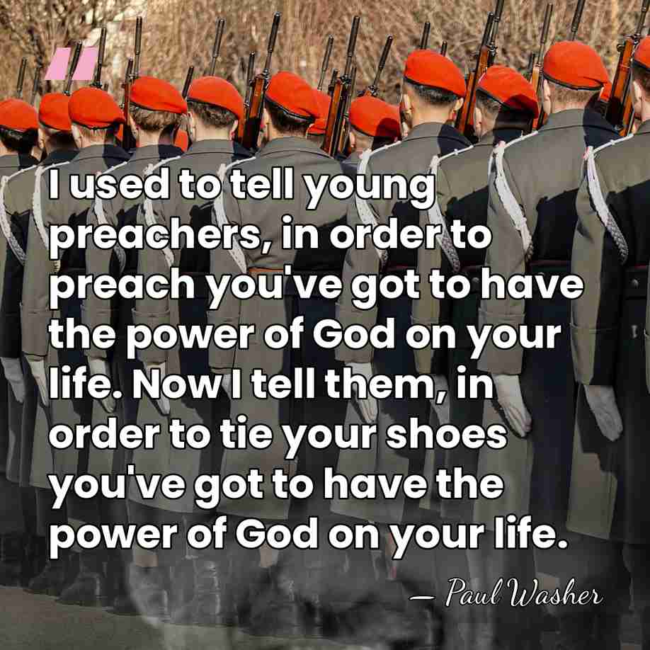 I used to tell young preachers, in order to preach you've got&hellip; - Paul Washer
