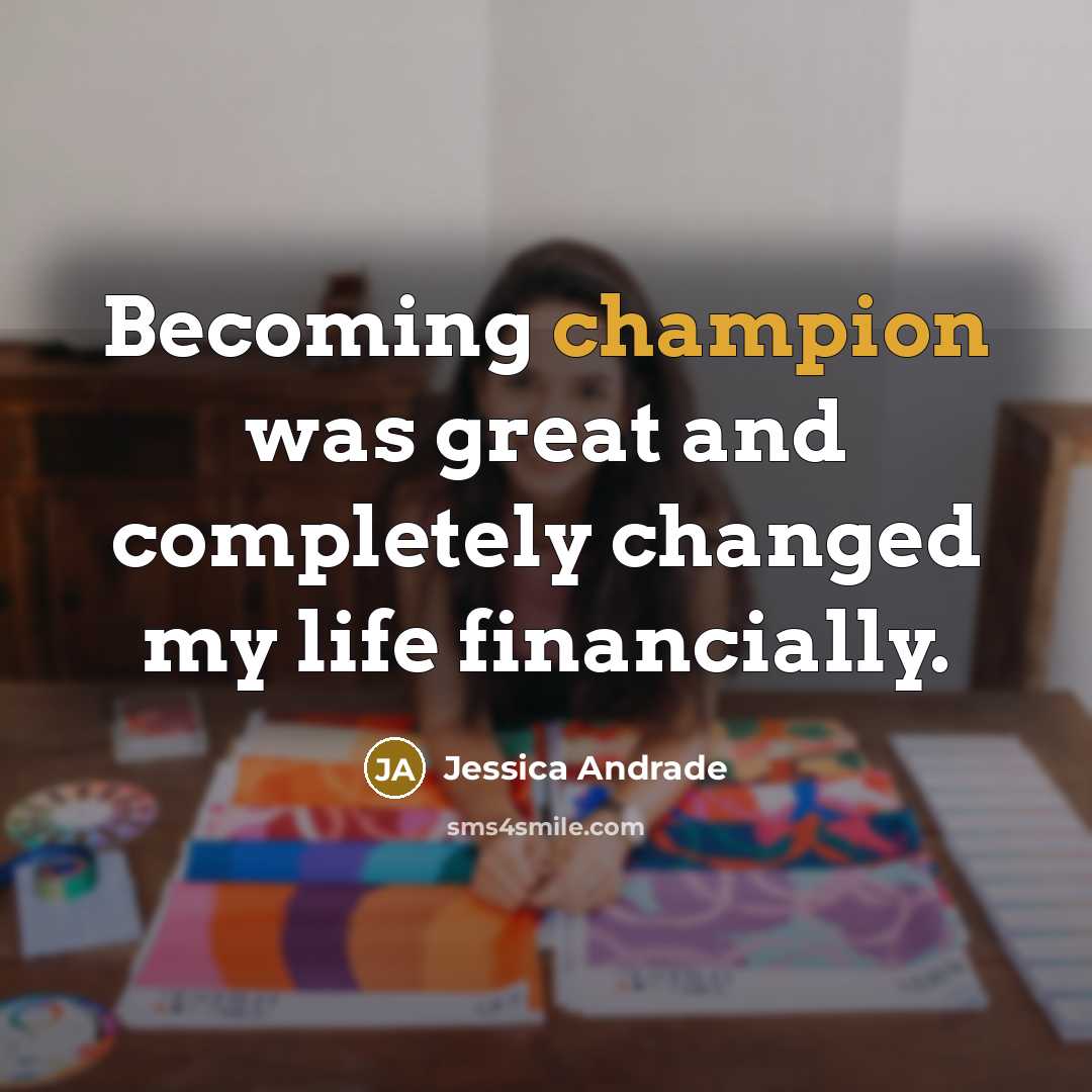 “Becoming champion was great and completely changed my life financially.…” quote by Jessica Andrade