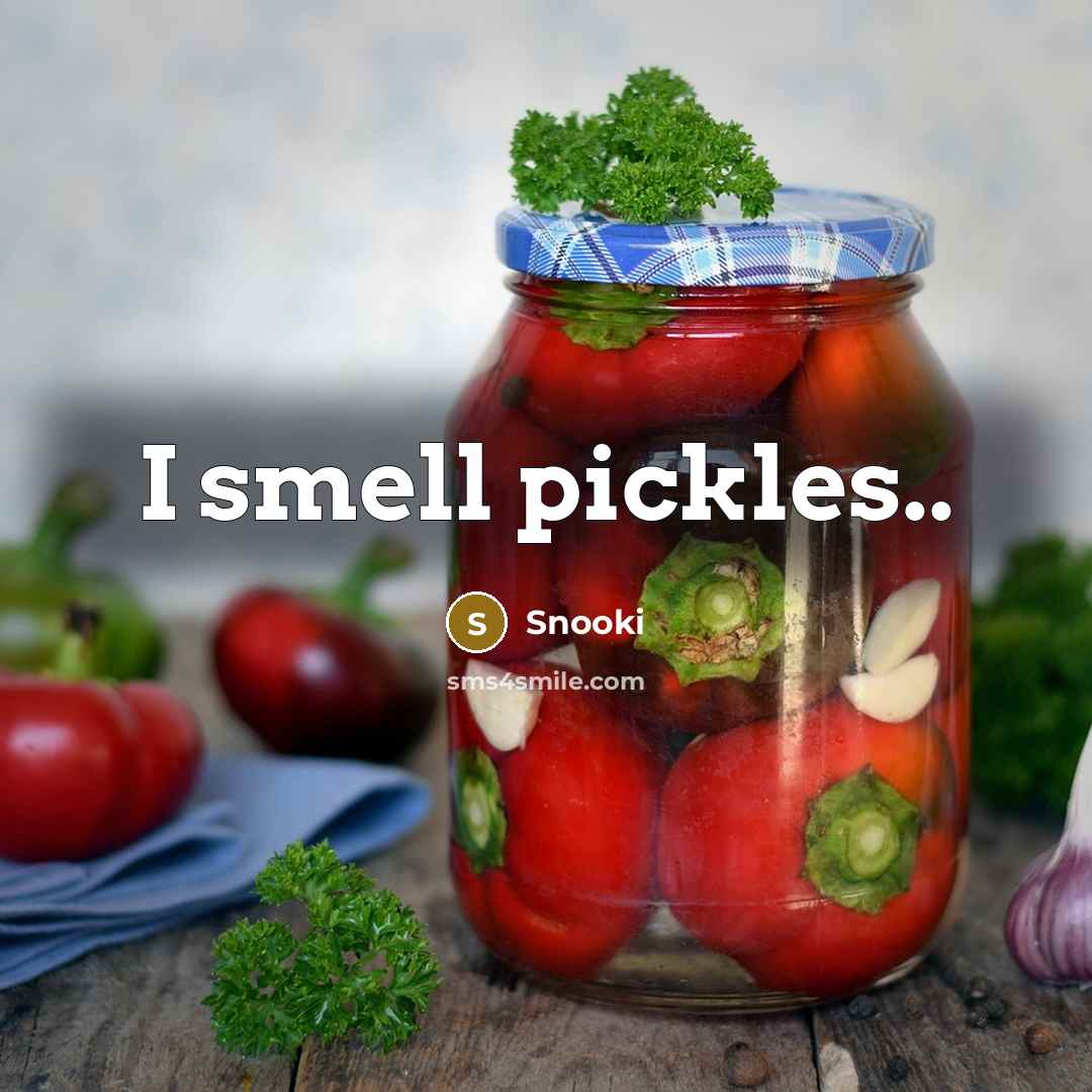 “I smell pickles..” quote by Snooki