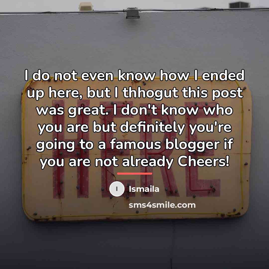 “I do not even know how I ended up here,…” quote by Ismaila