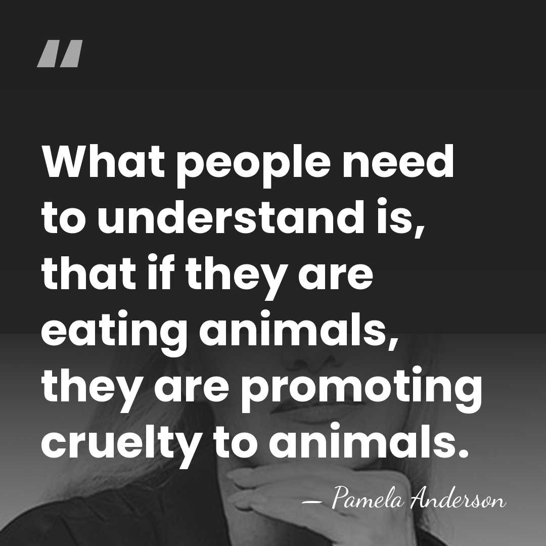 What people need to understand is, that if they are eating animals,&hellip; - Pamela Anderson