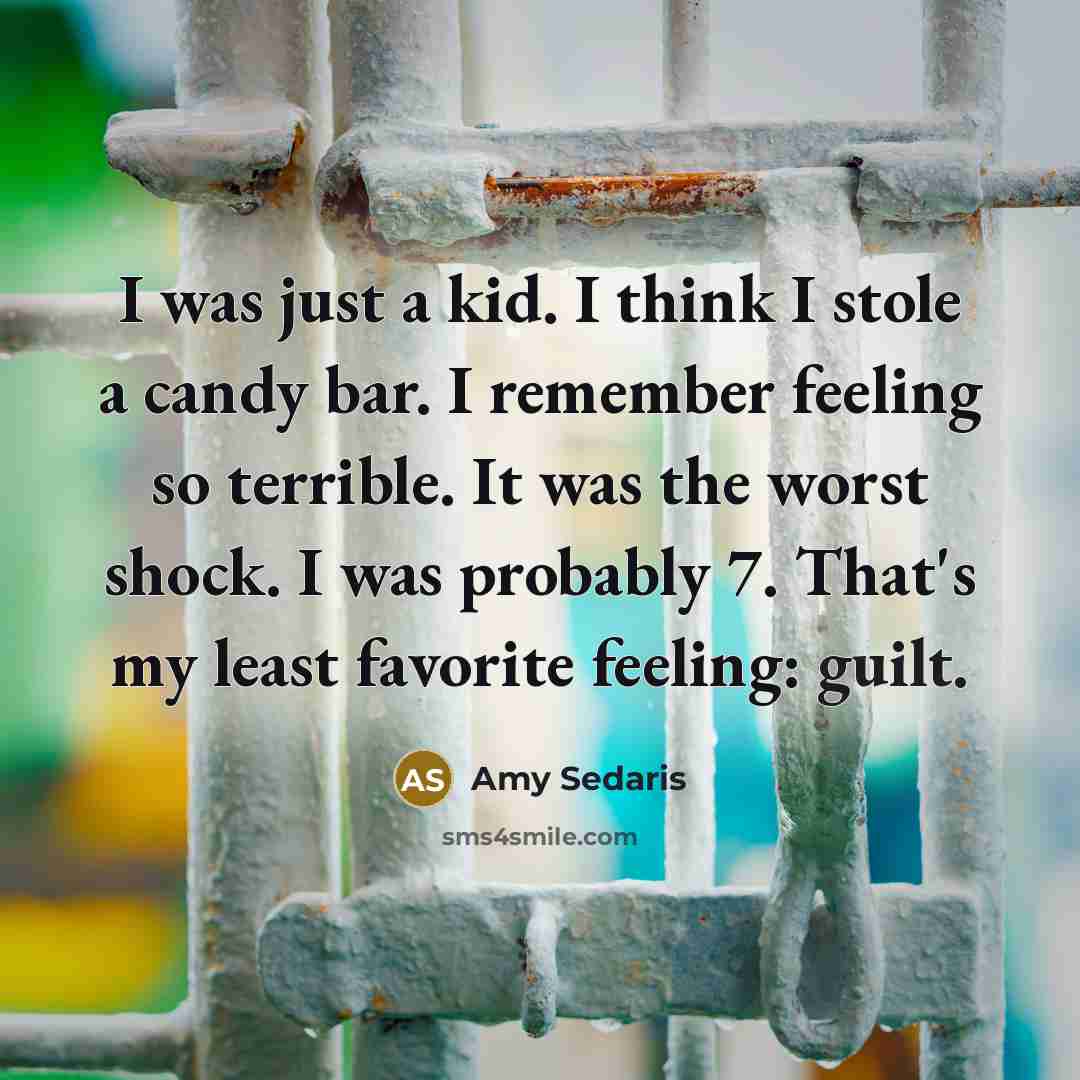 “I was just a kid. I think I stole a…” quote by Amy Sedaris