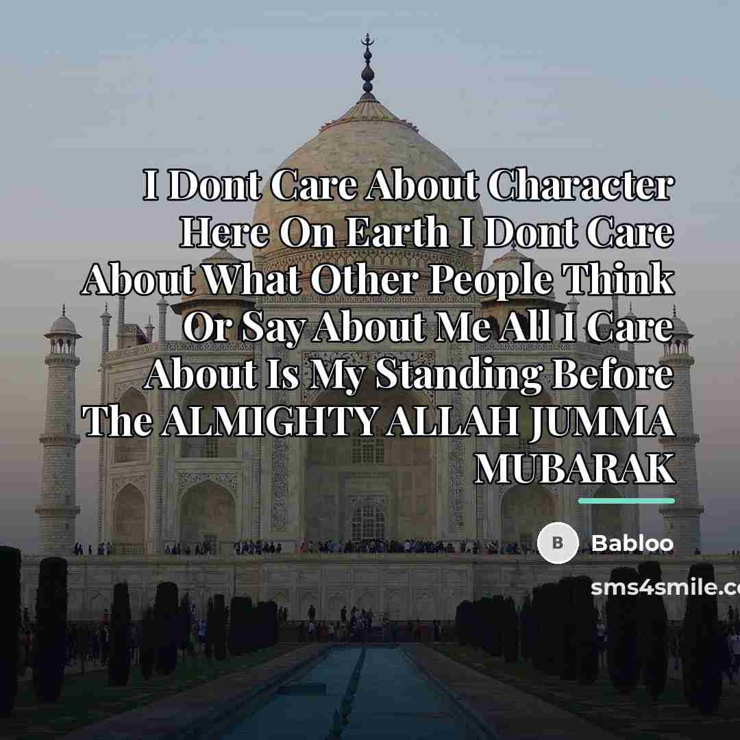 “I Dont Care About Character Here On Earth I Dont…” quote by Babloo