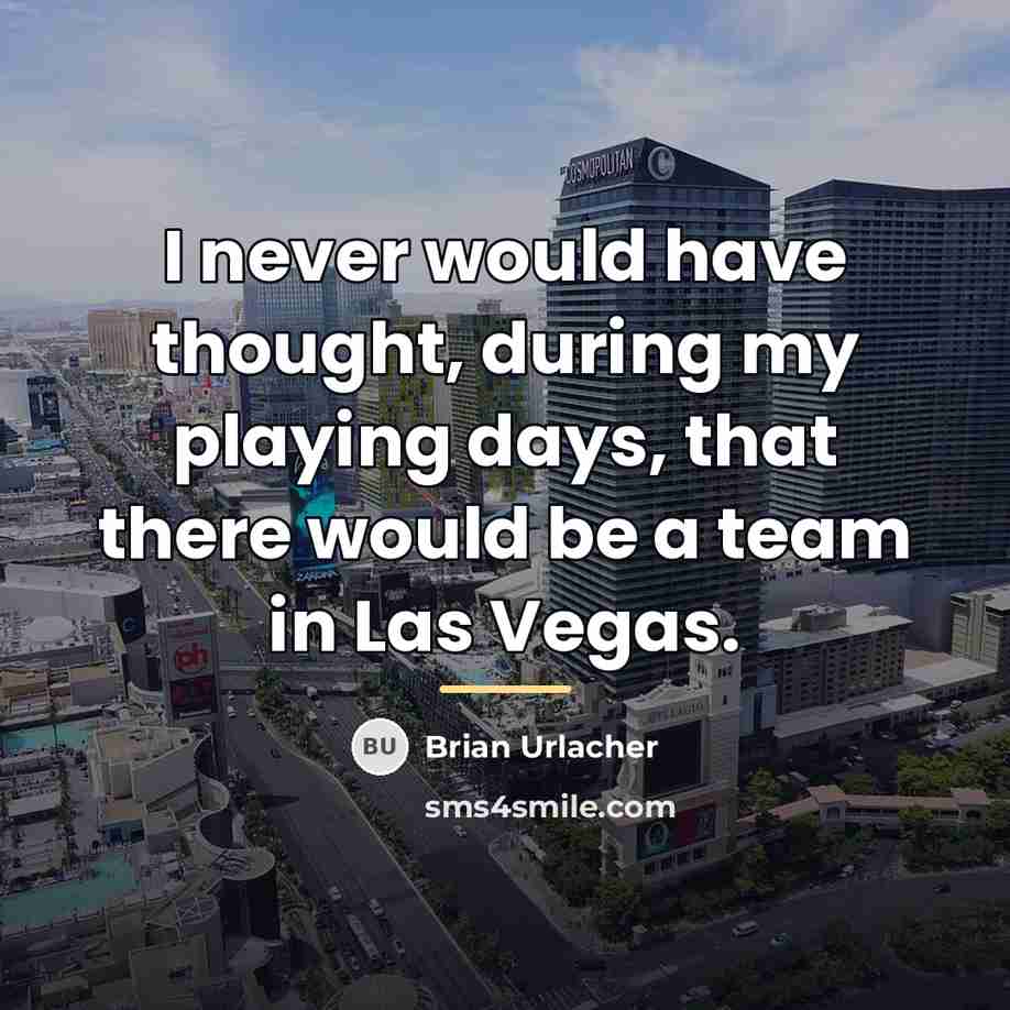 “I never would have thought, during my playing days, that…” quote by Brian Urlacher