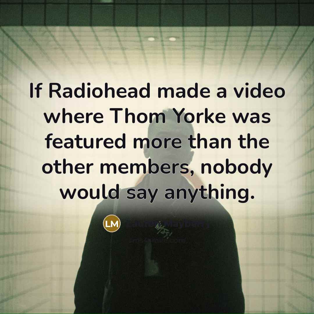 “If Radiohead made a video where Thom Yorke was featured…” quote by Lauren Mayberry