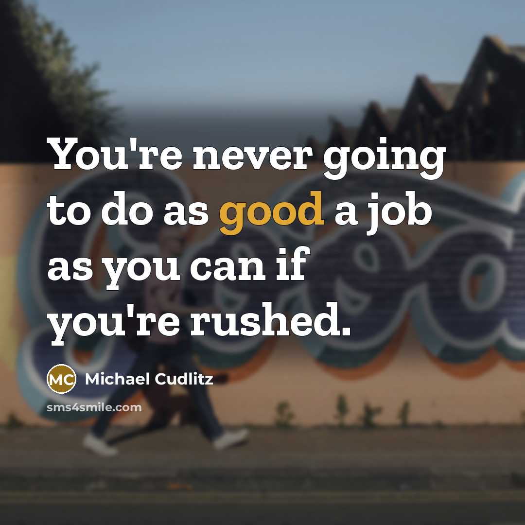 “You're never going to do as good a job as…” quote by Michael Cudlitz