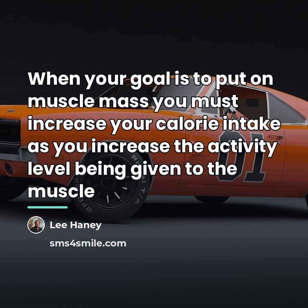 “When your goal is to put on muscle mass you…” quote by Lee Haney