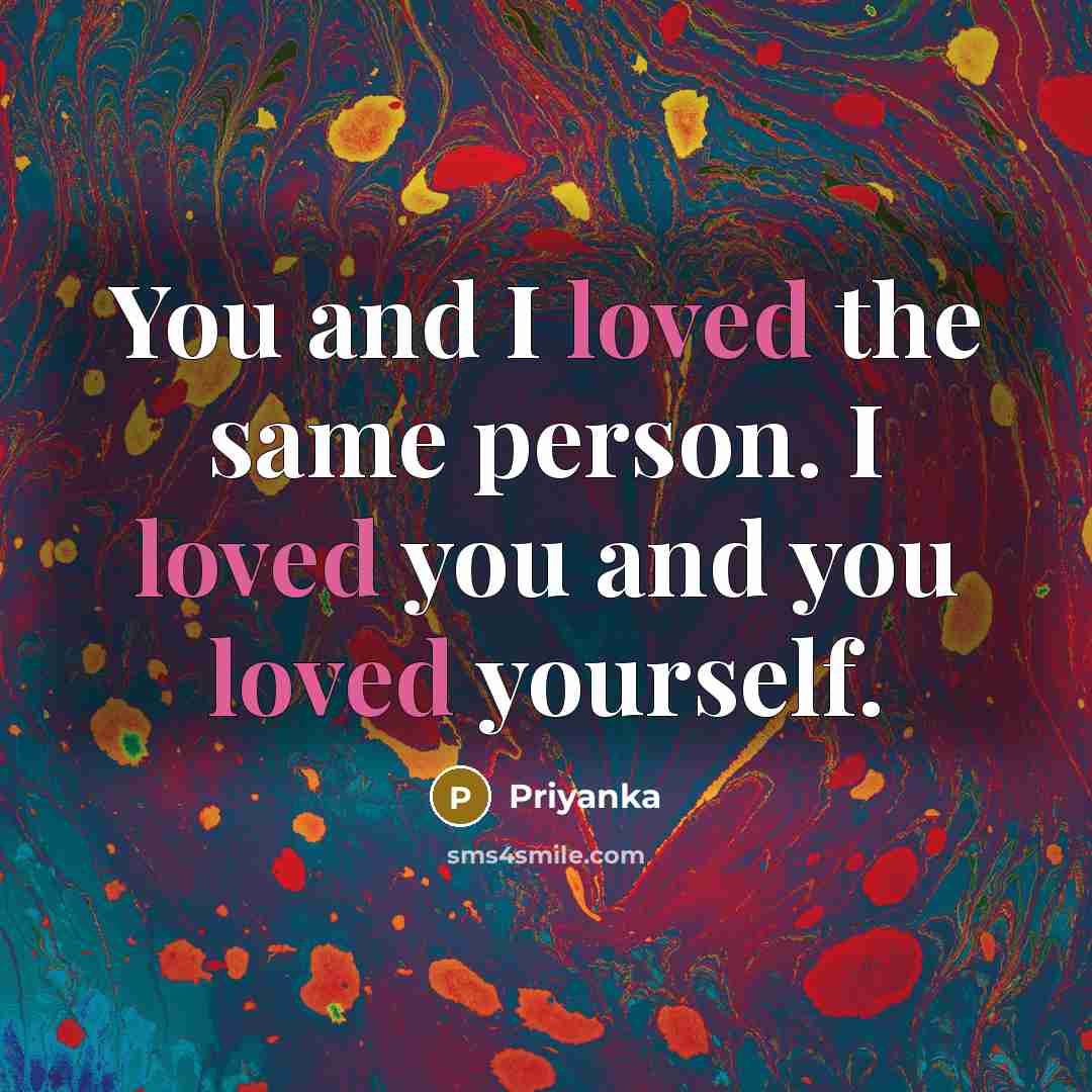 “You and I loved the same person. I loved you…” quote by Priyanka