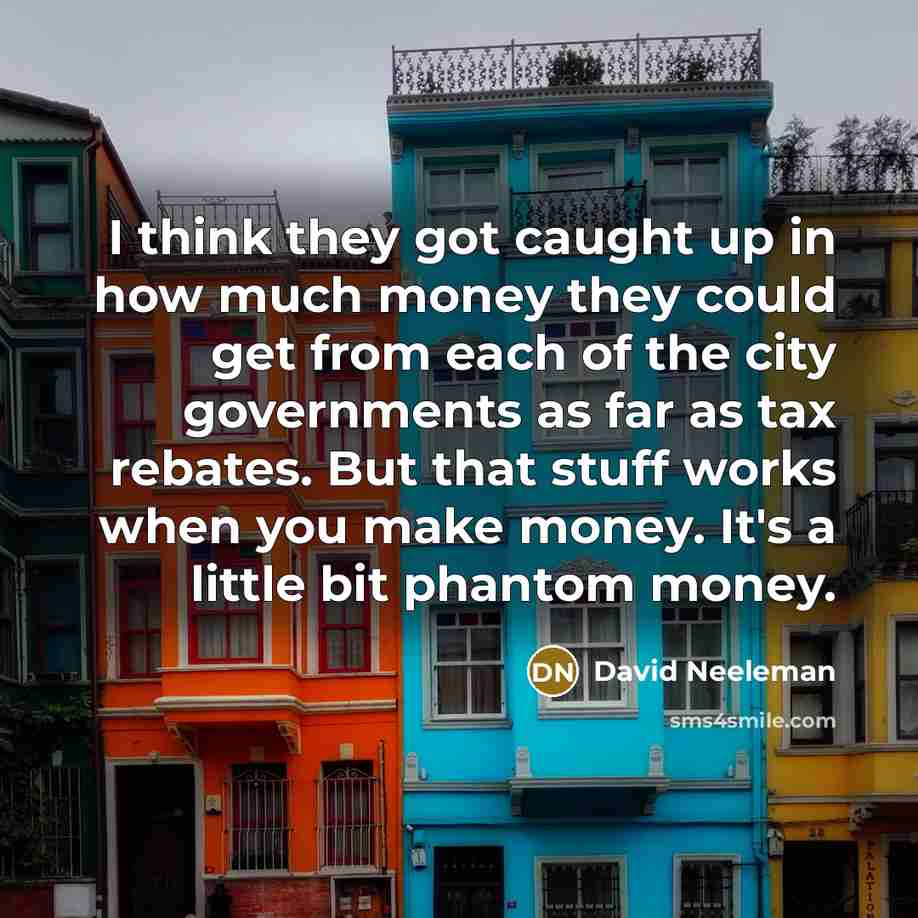 “I think they got caught up in how much money…” quote by David Neeleman