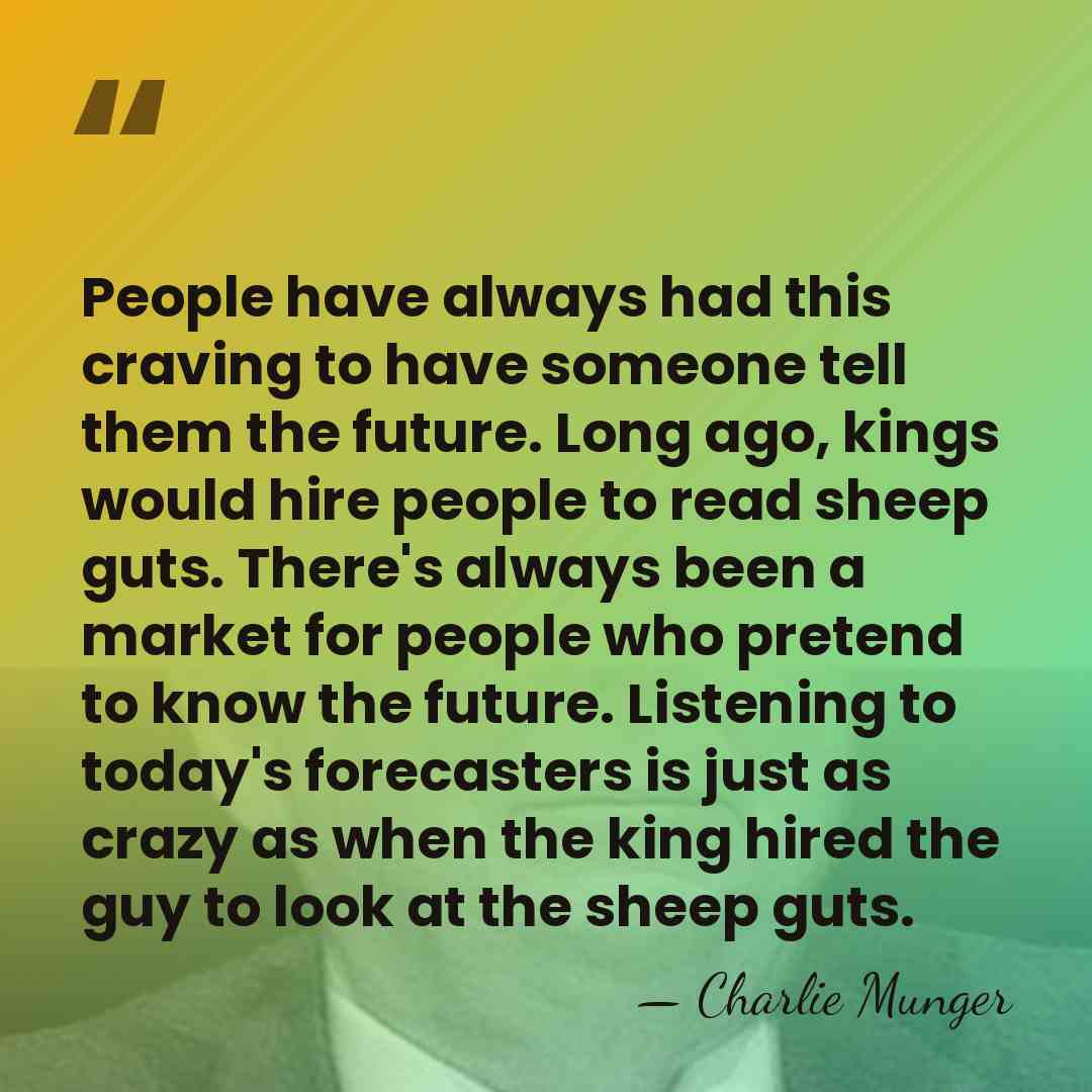 People have always had this craving to have someone tell them the&hellip; - Charlie Munger