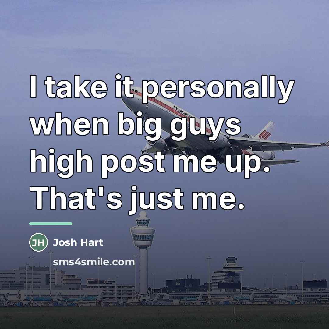 “I take it personally when big guys high post me…” quote by Josh Hart