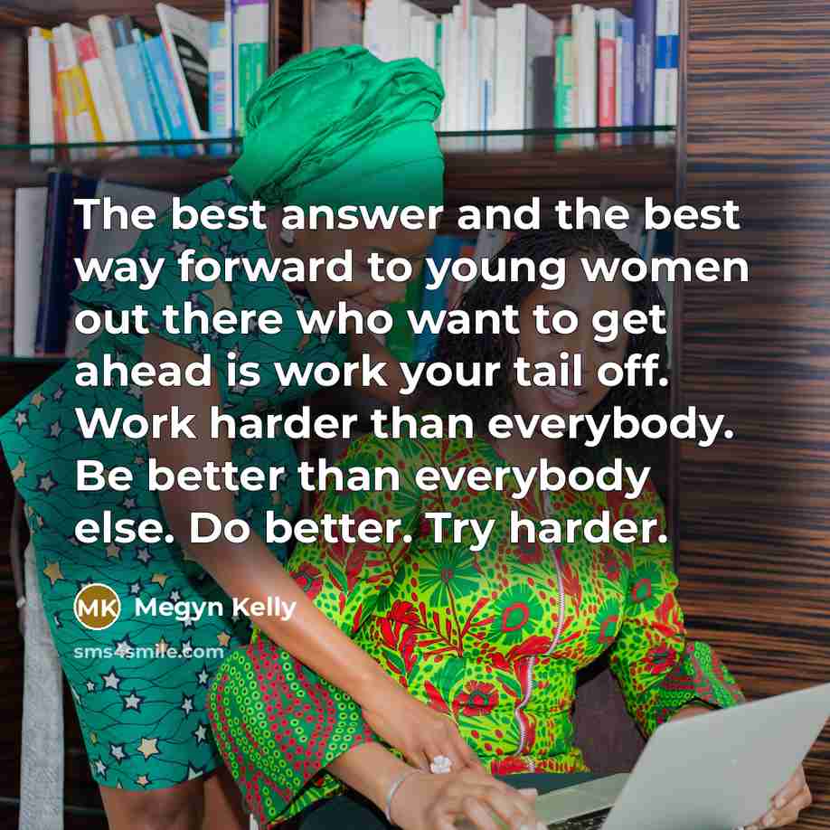 “The best answer and the best way forward to young…” quote by Megyn Kelly