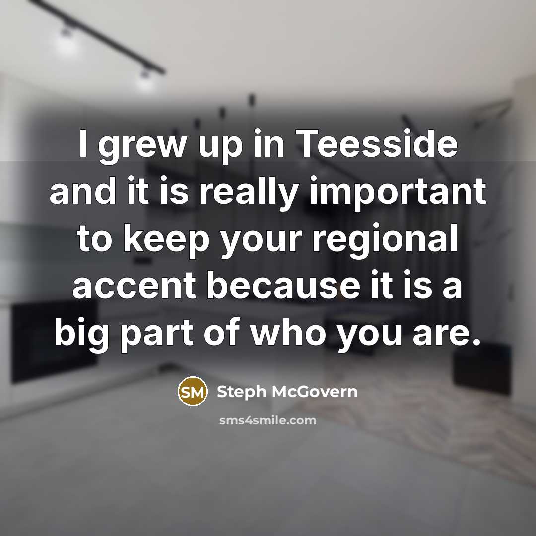 “I grew up in Teesside and it is really important…” quote by Steph McGovern