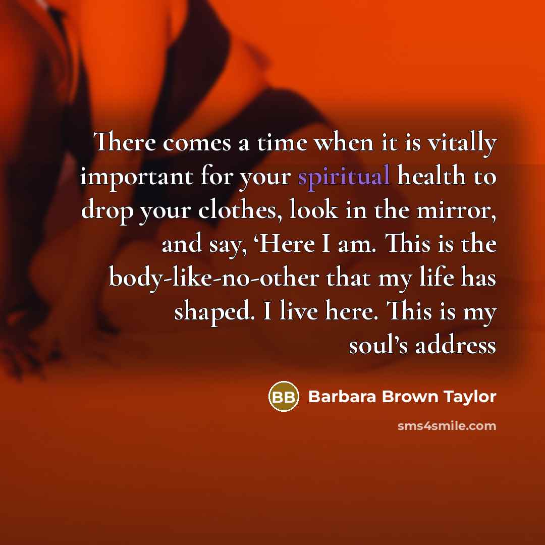 “There comes a time when it is vitally important for…” quote by Barbara Brown Taylor