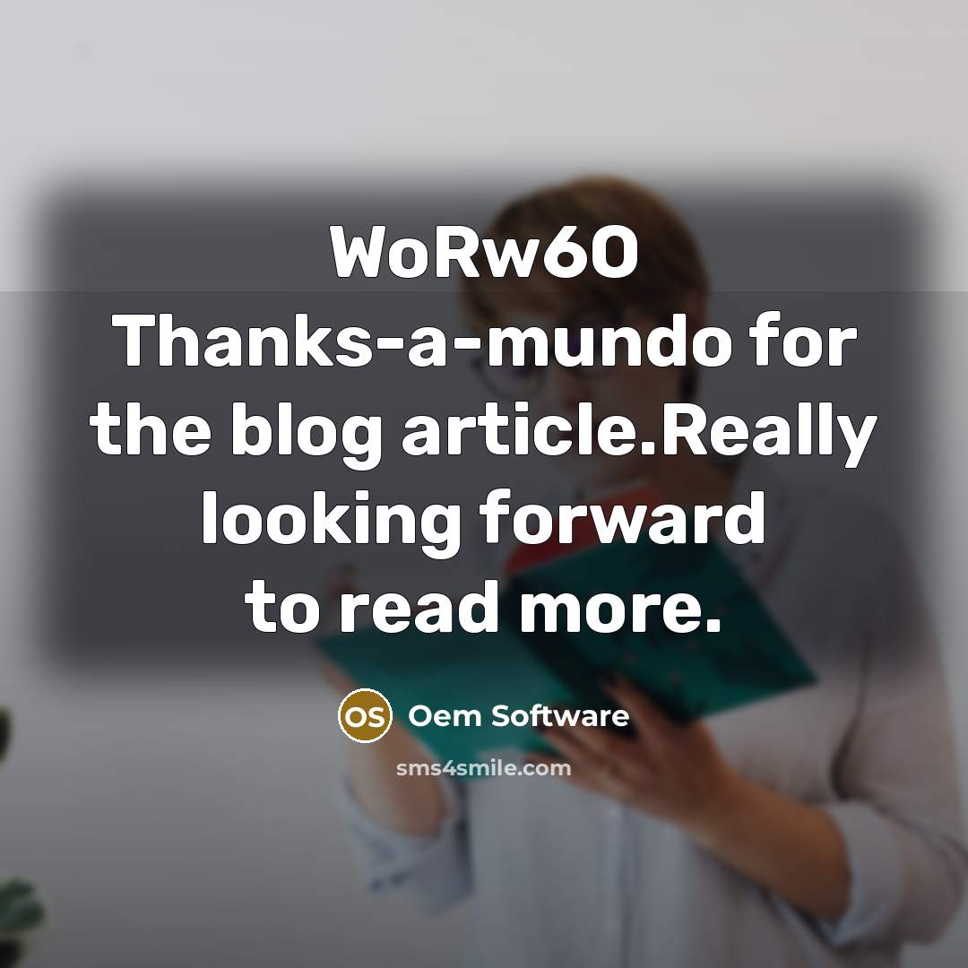“WoRw6O Thanks-a-mundo for the blog article.Really looking forward to read…” quote by Oem Software