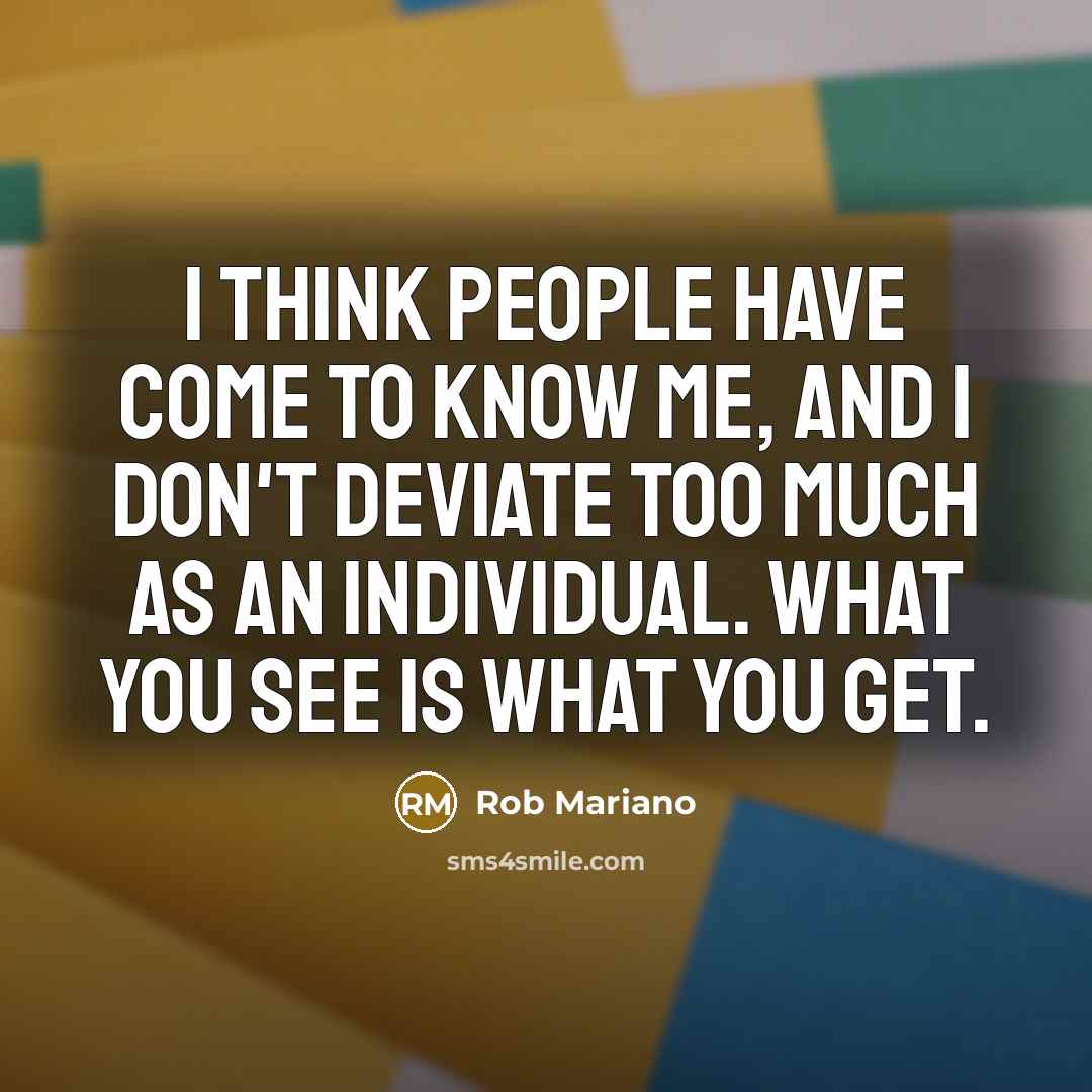 “I think people have come to know me, and I…” quote by Rob Mariano