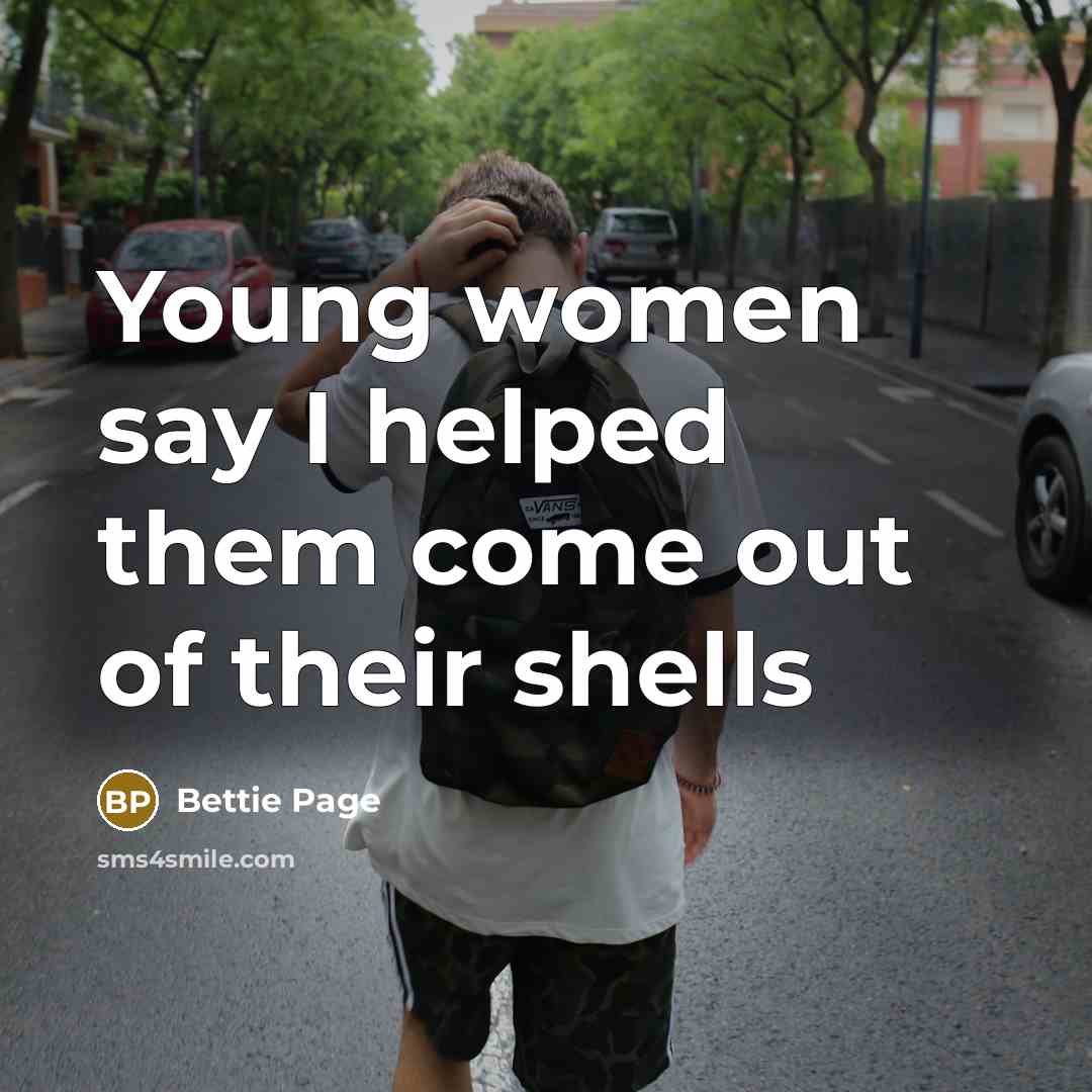 “Young women say I helped them come out of their…” quote by Bettie Page