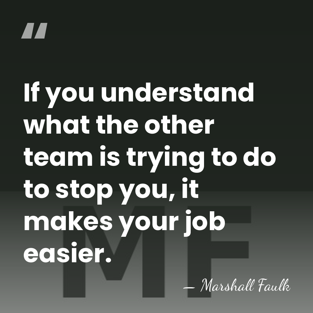 If you understand what the other team is trying to do to&hellip; - Marshall Faulk