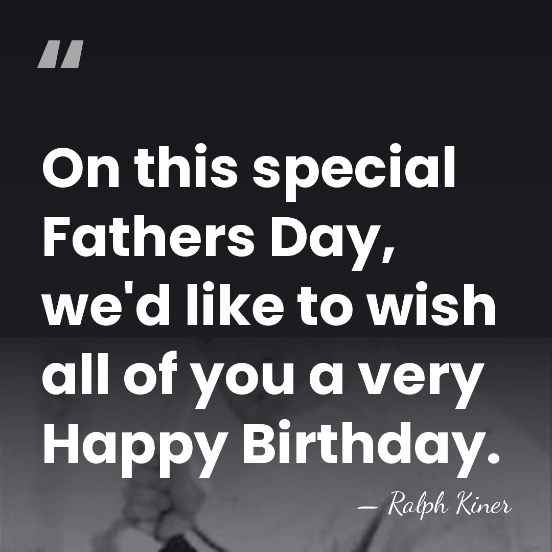 On this special Fathers Day, we'd like to wish all of you&hellip; - Ralph Kiner