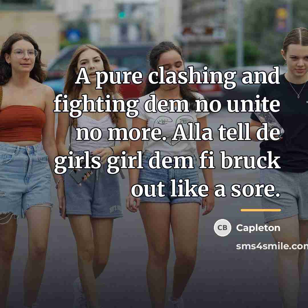 “A pure clashing and fighting dem no unite no more.…” quote by Capleton
