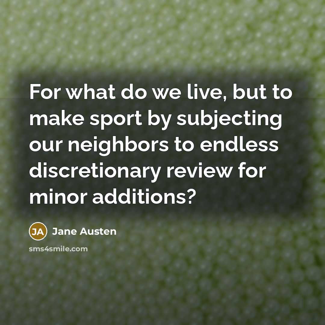 “For what do we live, but to make sport by…” quote by Jane Austen