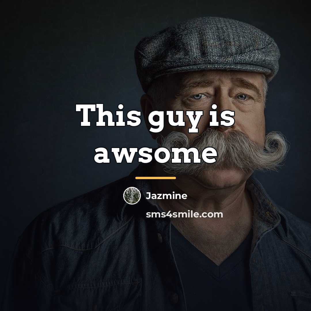 “This guy is awsome…” quote by Jazmine