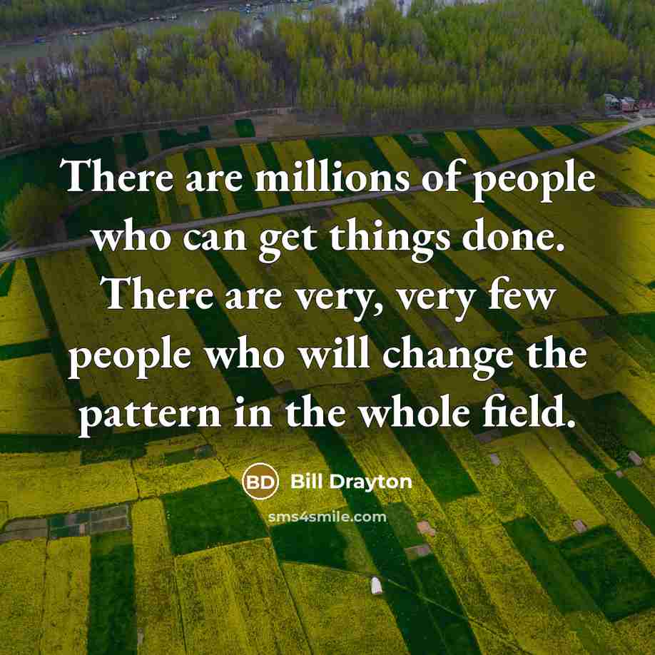“There are millions of people who can get things done.…” quote by Bill Drayton