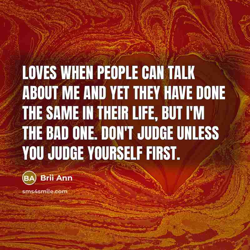 “Loves when people can talk about me and yet they…” quote by Brii Ann