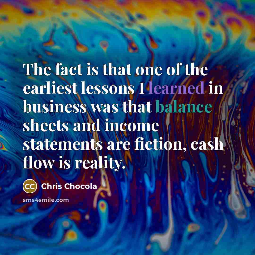 “The fact is that one of the earliest lessons I…” quote by Chris Chocola
