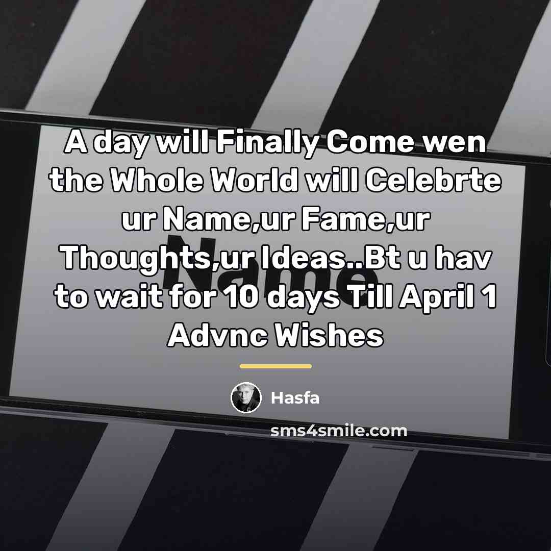 “A day will Finally Come wen the Whole World will…” quote by Hasfa