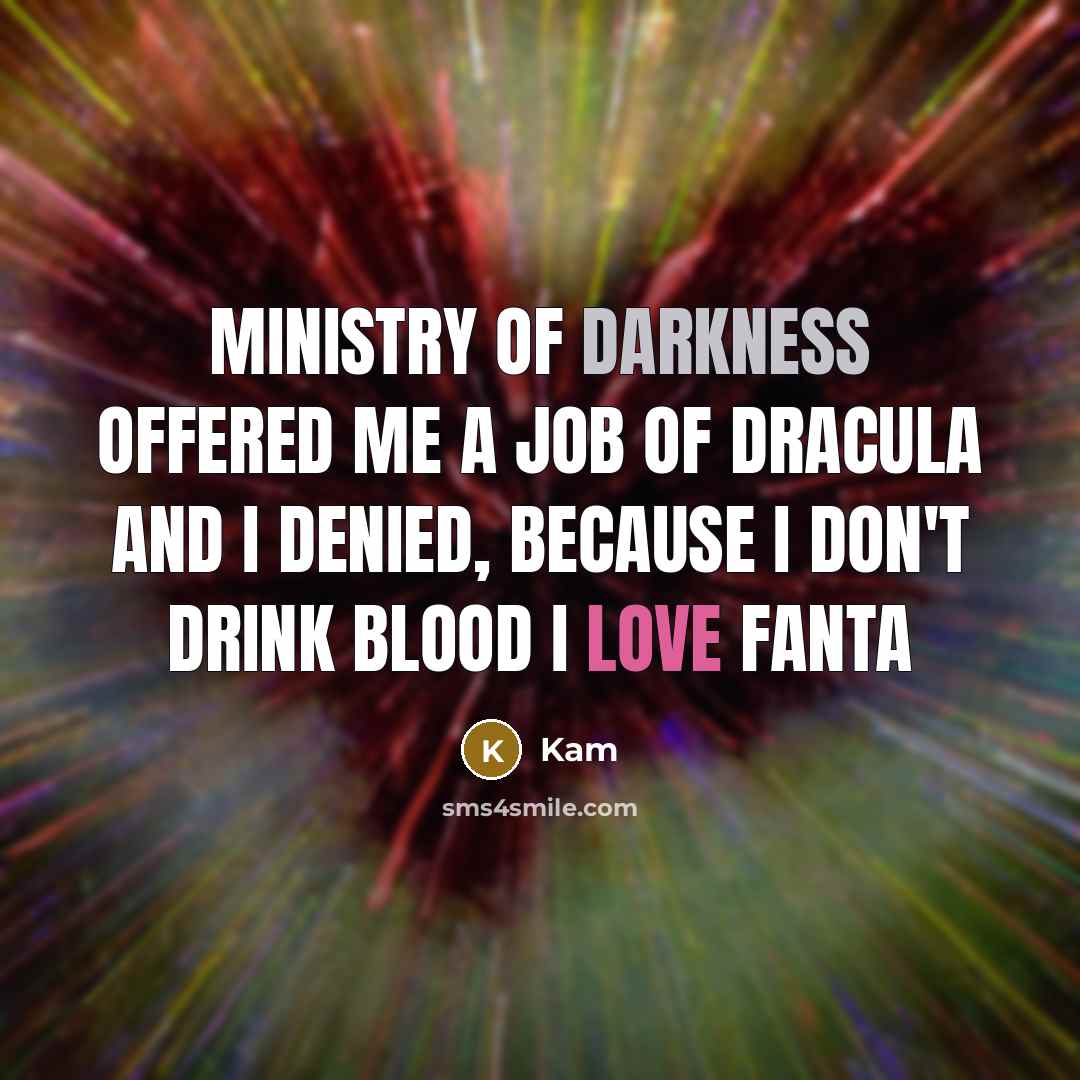“Ministry of darkness offered me a job of Dracula and…” quote by Kam