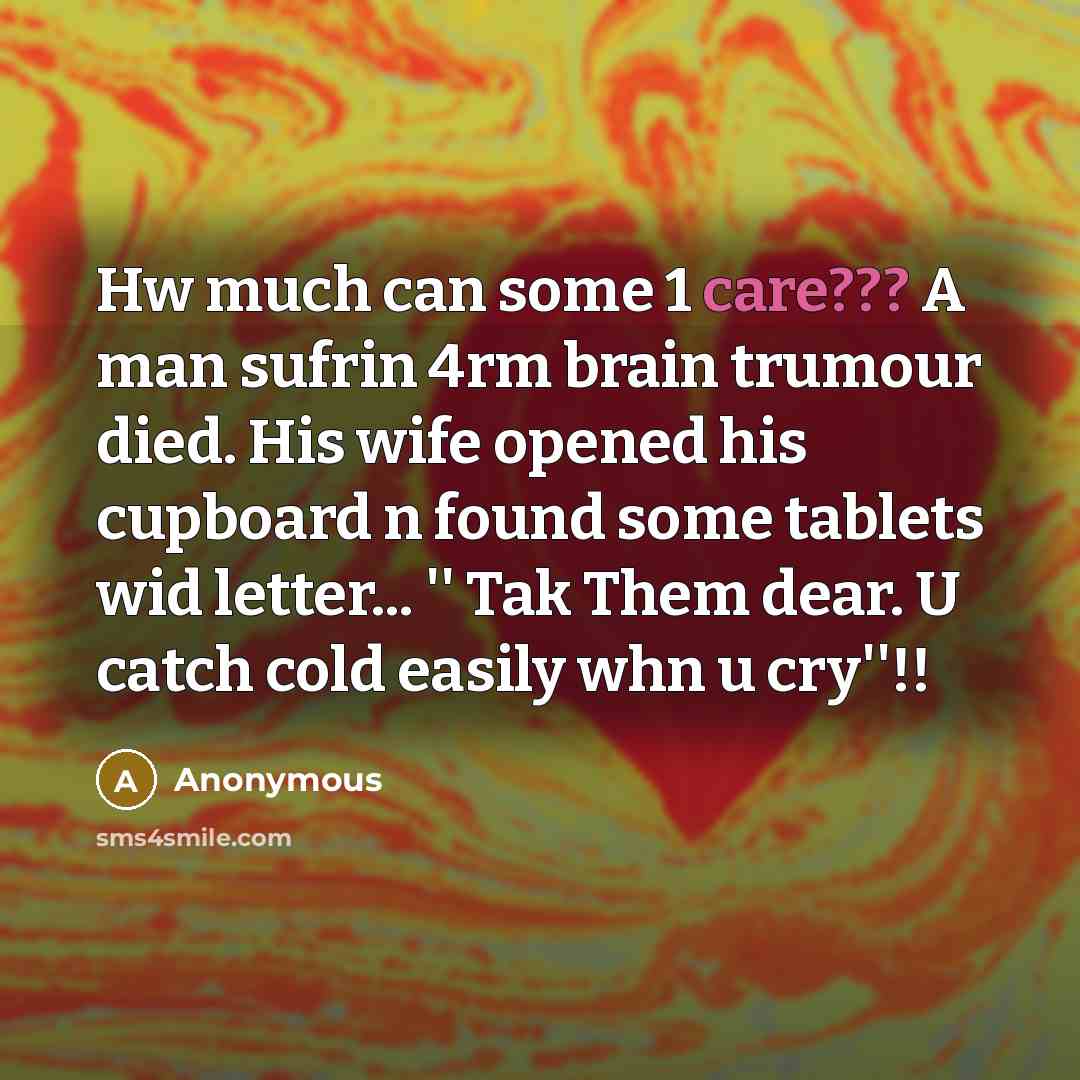 “Hw much can some 1 care??? A man sufrin 4rm…” quote by Anonymous