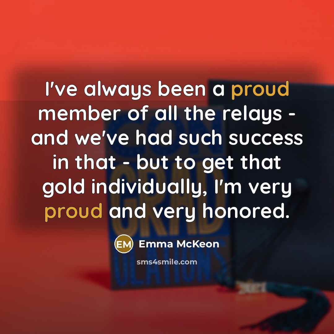 “I've always been a proud member of all the relays…” quote by Emma McKeon